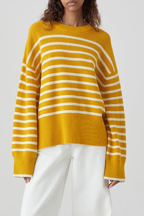 CREW NECK STRIPED KNITS SUNFLOWER by Closed