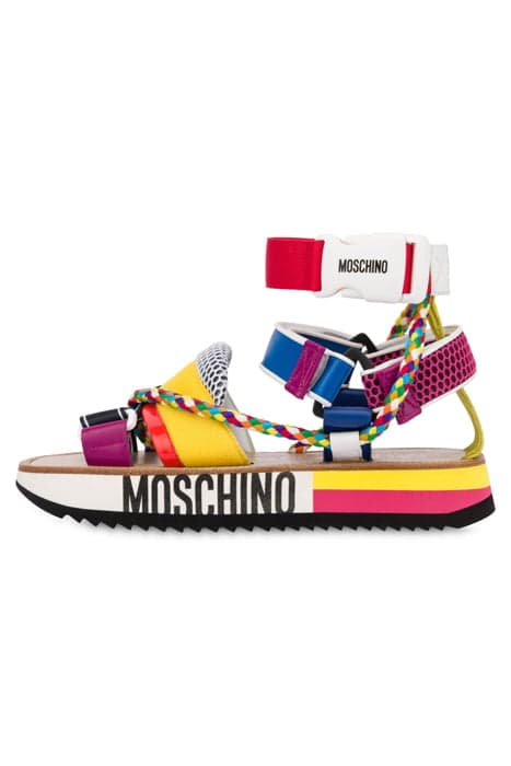 MIX & MATCH SANDALS MULTICOLOR by Moschino