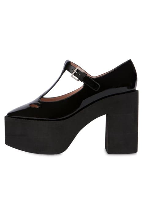 BABY MARY JANE IN PATENT LEATHER BLACK by Moschino