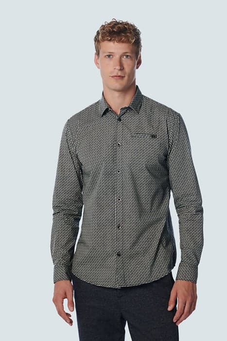 SHIRT STRETCH ALLOVER PRINTED NIGHT by No Excess