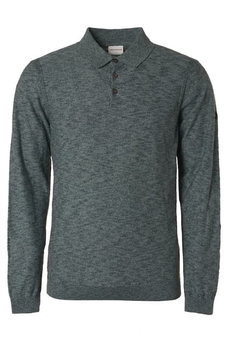 PULLOVER POLO MELANGE STEEL by No Excess