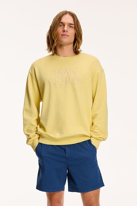 MEN TRANQUILO SWEATER SPRING YELLOW by Shiwi