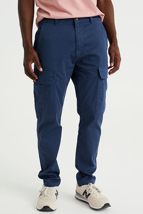 CARGO PANTS COBALT BLUE by WE Fashion