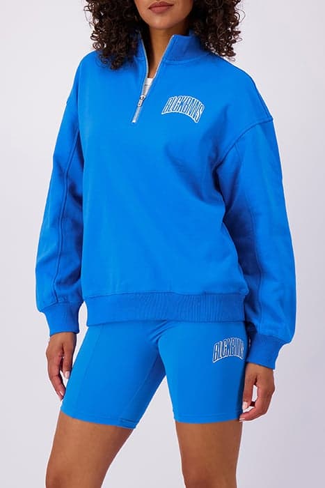 ZIP ARCH SWEAT BLUE by Black Bananas