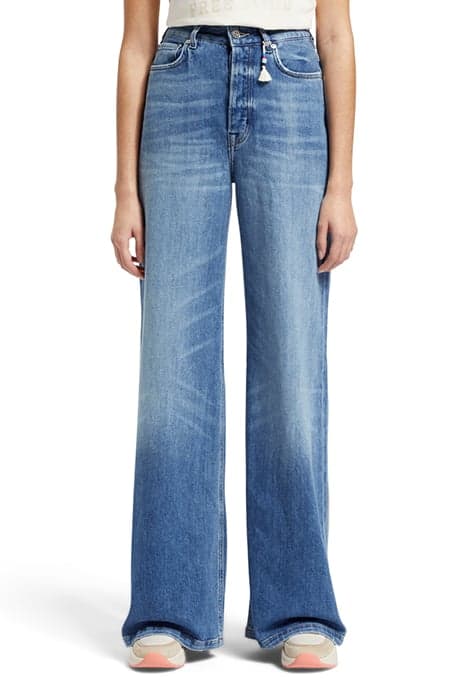 THE WAVE HIGH RISE WIDE JEANS - SURFS UP SURFS UP by Scotch & Soda