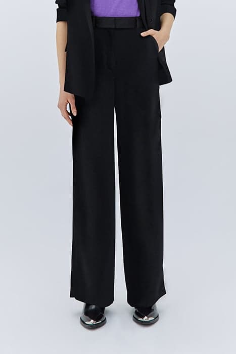 BLACK DANDY FLOWING TROUSERS by IKKS