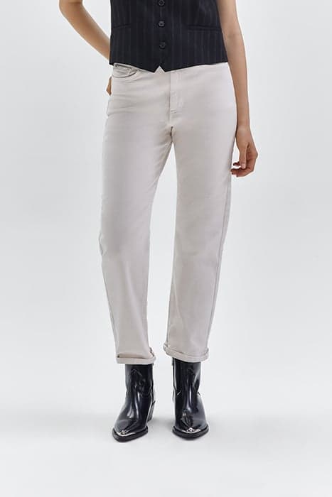 BEIGE CROPPED SLOUCHY JEANS by IKKS