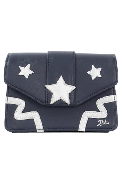 GIRLS’ NAVY HANDBAG WITH SILVER STARS by IKKS