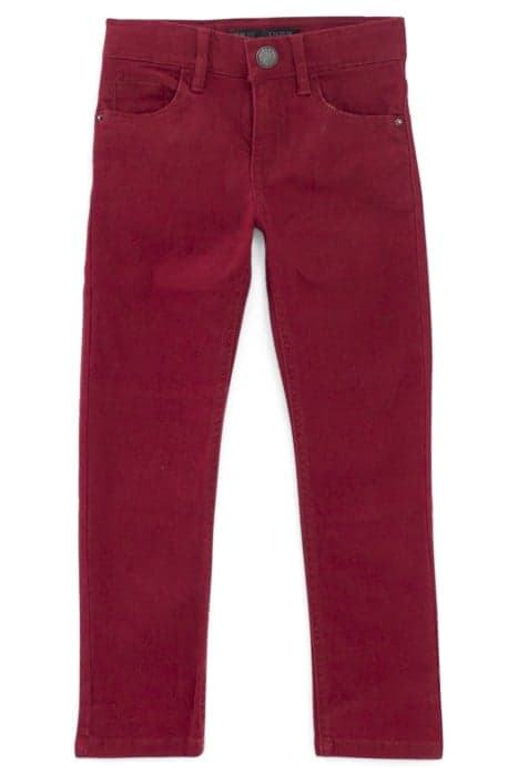 BOYS’ DARK RED UPCYCLED SLIM JEANS by IKKS