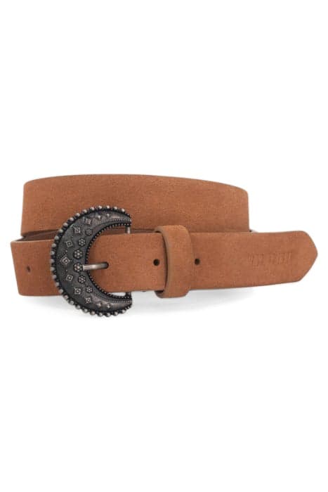 GIRLS’ CAMEL SUEDE BELT WITH DECORATIVE BUCKLE by IKKS