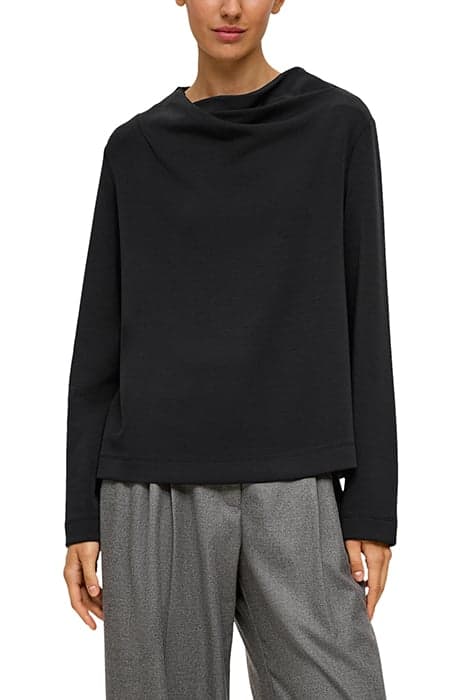 S.OLIVER SWEATSHIRTS BLACK by s. Oliver