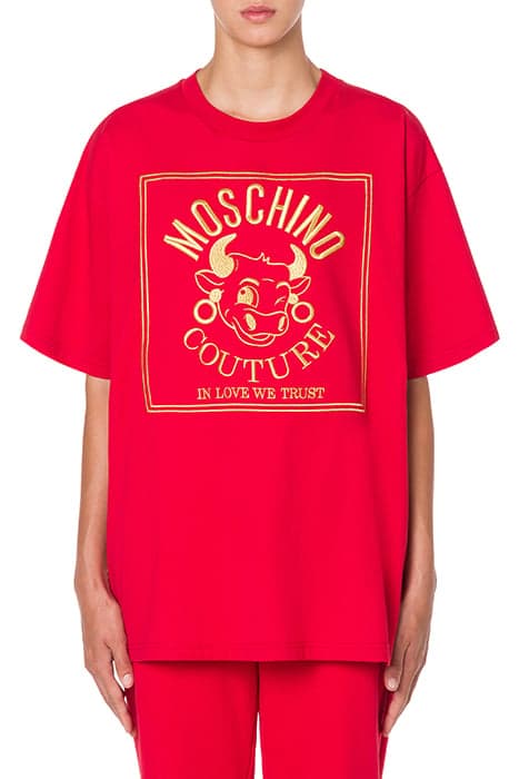 CHINESE NEW YEAR T-SHIRT RED by Moschino