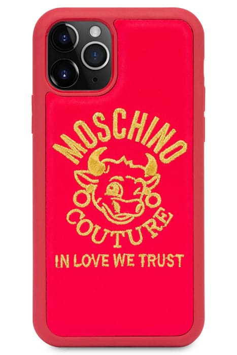 IPHONE XI PRO MAX CHINESE NEW YEAR COVER RED by Moschino