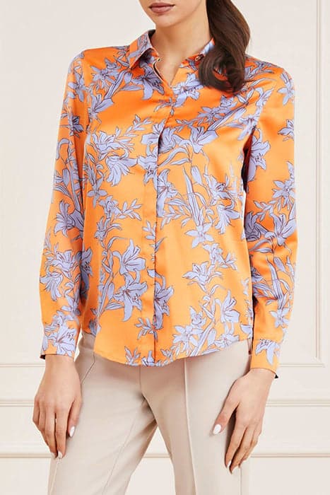 THE ICON BLOUSE PRIN SUNBURST ORANGE by Marciano by Guess