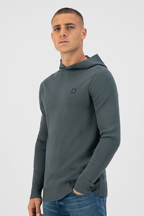 HOODY TECHNO KNIT ORION BLUE by Dstrezzed