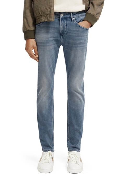 SEASONAL ESSENTIALS SKIM SKINNY JEANS - TRANCE BLUE TRANCE B by Scotch & Soda