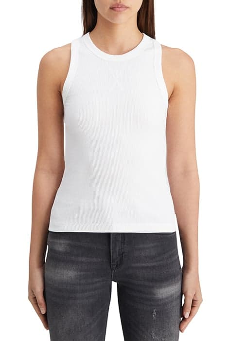 RACER TANK WHITE by Scotch & Soda