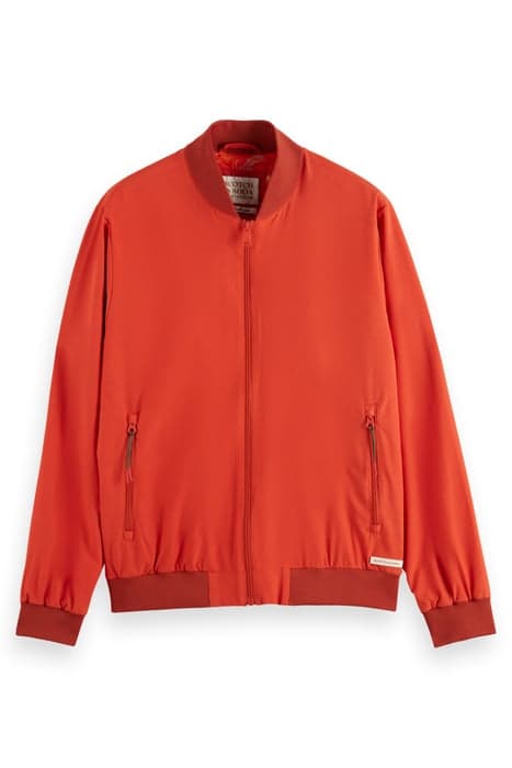 LIGHT WEIGHT BOMBER JACKET BOAT RED by Scotch & Soda