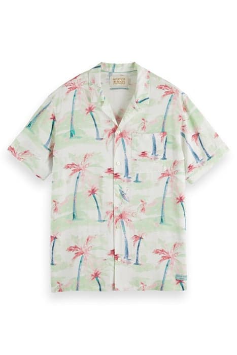 ALLOVER PRINTED VISCOSE SHORT PALMTREE HAWAII AOP by Scotch & Soda