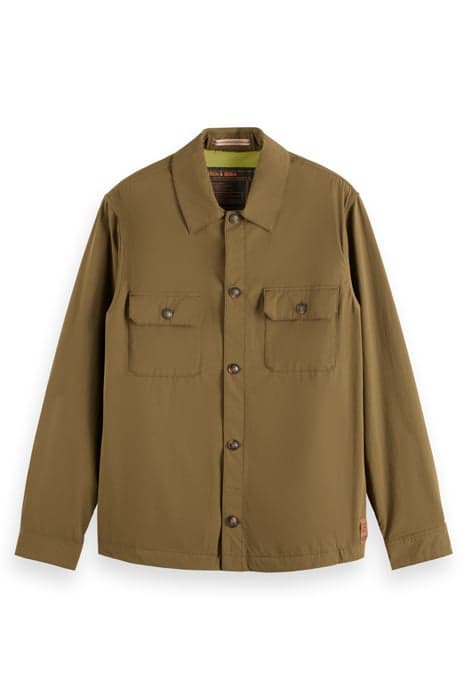 NYLON BLEND OVERSHIRT ALGAE by Scotch & Soda