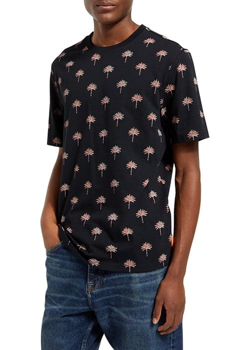 MINI AOP T-SHIRT BLACK by Scotch & Soda