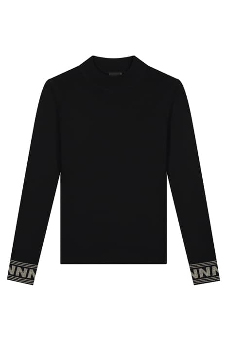 JOLIE LUREX TOP BLACK by NIK & NIK