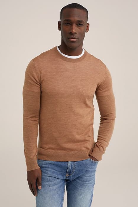 PULLOVER LIGHT BROWN by WE Fashion