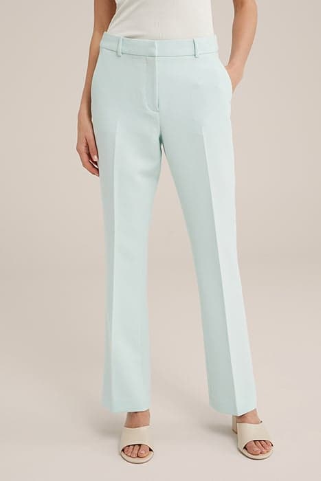 TROUSER PASTEL GREEN by WE Fashion