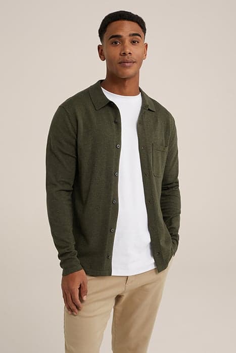 CARDIGAN ARMY GREEN by WE Fashion