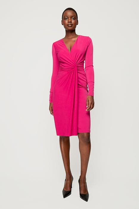 FESTIVE CREPE DRAPE HYPER PINK by Vanilia