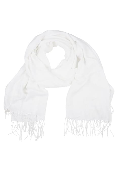 SCARF OBLONG WHITE WHITE by Mucho Gusto