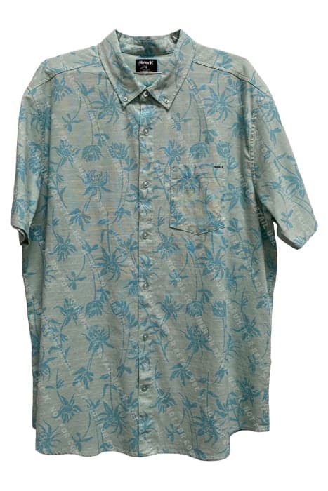 OAO STRETCH PRINT SHORT SLEEVE BLISS BLUE by Hurley