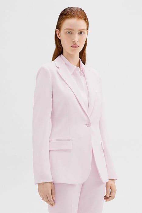 STAPLE BLAZER IN ADMIRAL CREPE BLOOM by THEORY