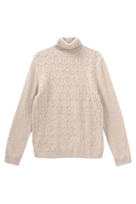 CONCRETE SWEATER WITH CABLE STITCH ON FRONT CONCRETE by IKKS