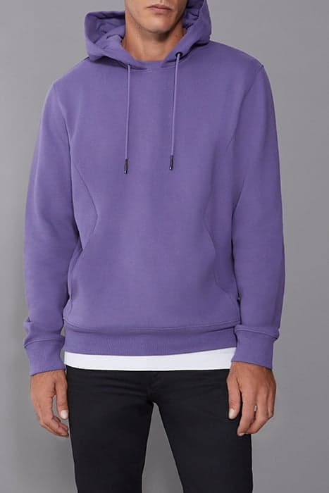 PURPLE SWEATSHIRT FABRIC HOODIE PURPLE by IKKS