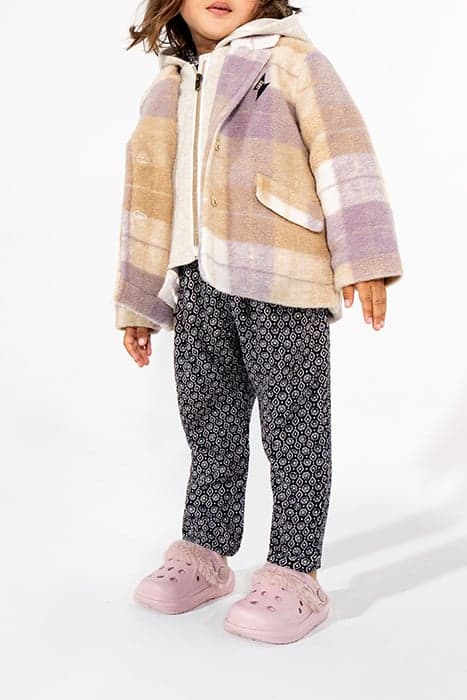 BABY GIRLS’ VIOLET CHECK COAT PARME by IKKS