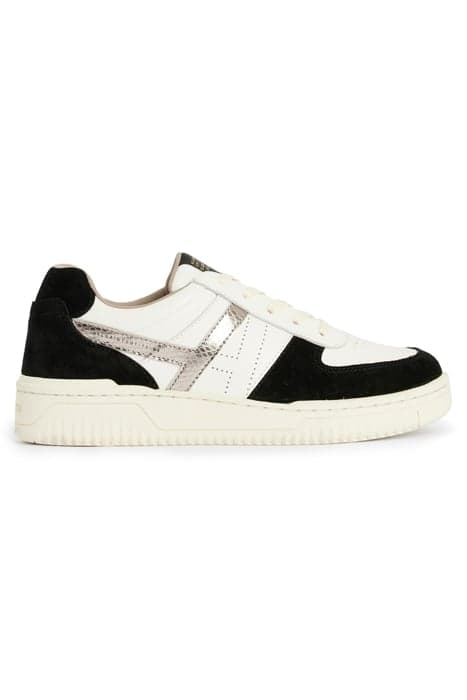 VIX SUEDE SNEAKER WHITE/BLACK/GUN by AllSaints