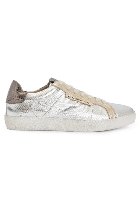 SHEER MET SNEAKER SILVER/GOLD by AllSaints