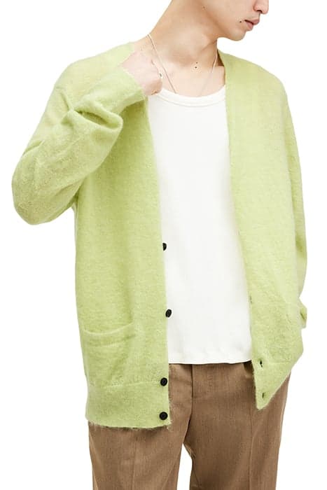 KENNEDY CARDIGAN LIGHT GREEN by AllSaints