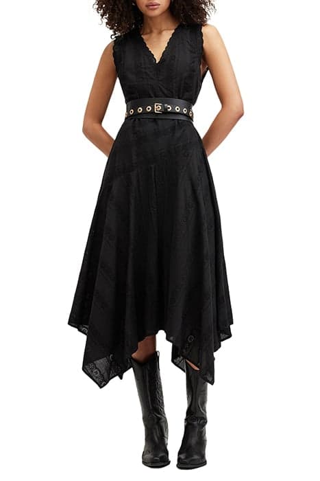 AVANIA SL DRESS BLACK by AllSaints