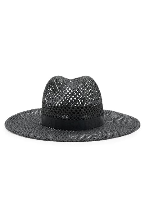 SUVI STRAW FEDORA BLACK by AllSaints