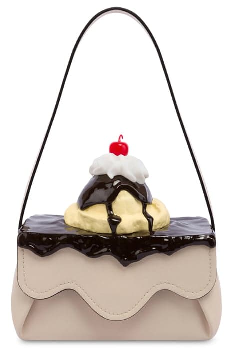 ICE CREAM CAKE BAG BEIGE by Moschino