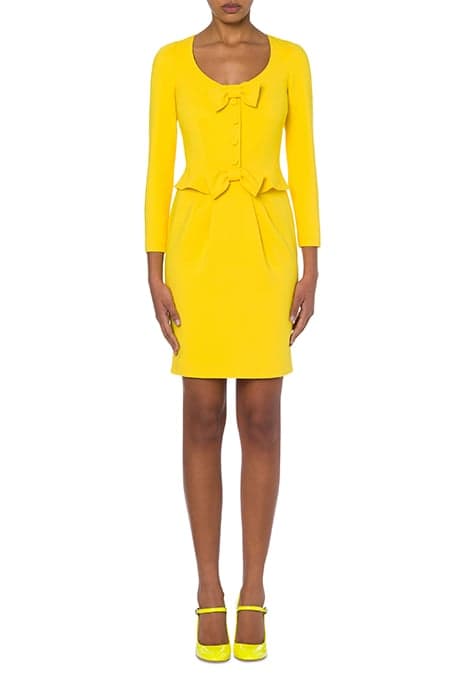 CADY DRESS WITH BOWS YELLOW by Moschino