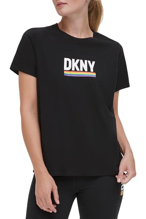 RAINBOW PRIDE LOGO S BLACK by DKNY