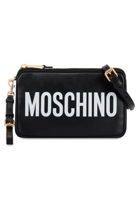 SHOULDER BAG WITH LOGO BLACK by Moschino