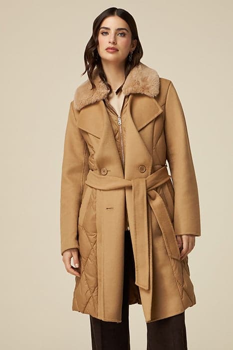 Coat with padded parts by Oltre