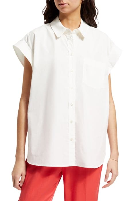 SHORT SLEEVE SHIRT WHITE by Scotch & Soda