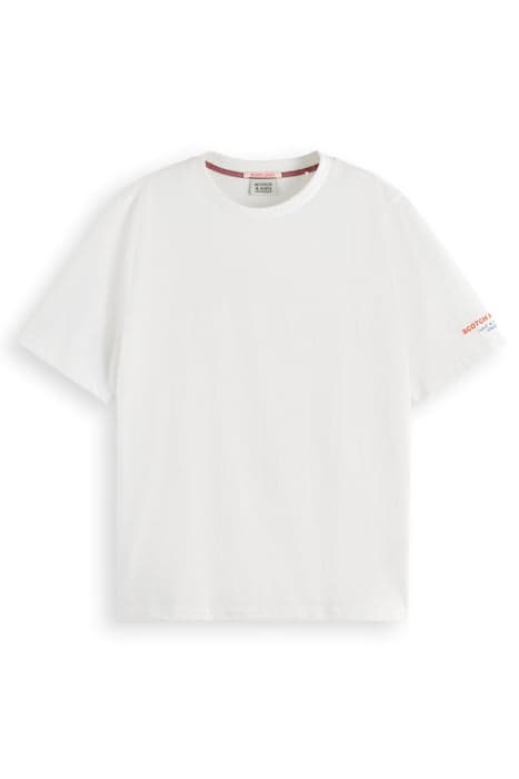 RELAXED FIT ARTWORK T-SHIRT WHITE by Scotch & Soda