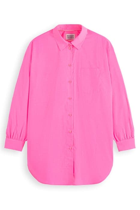 EXTRA OVERSIZED SHIRT FLUO PINK by Scotch & Soda