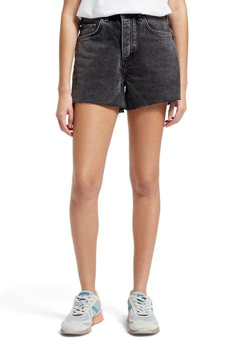 THE RAY 5 POCKET LOW RISE DENIM SHORT — WASHED BLACK by Scotch & Soda